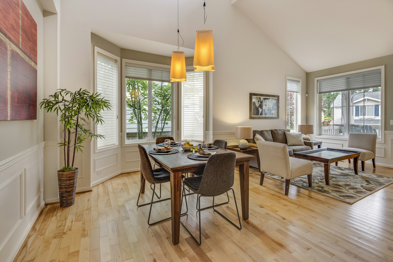 A beautifully settled home interior after a move